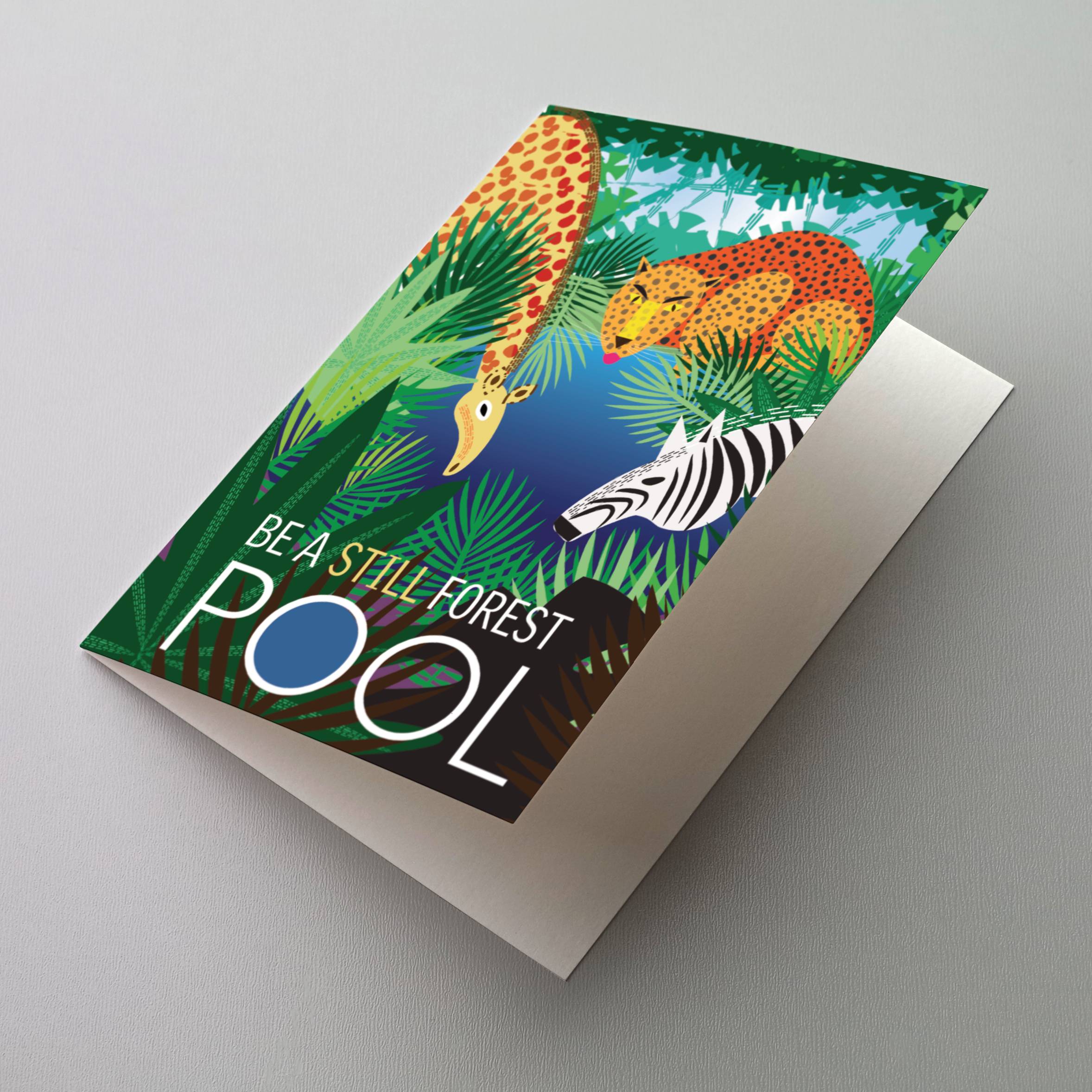 Be a Still Forest Pool Card